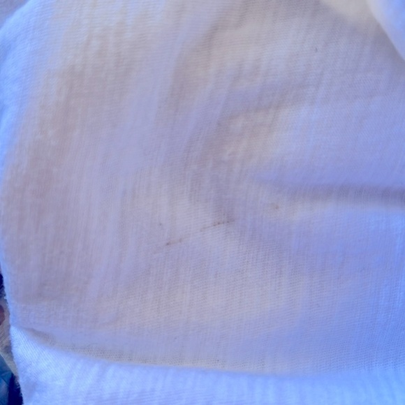 JAMES PERSE Standard Cotton white rolled sleeve Tshirt Dress, lined, size L - Picture 14 of 15